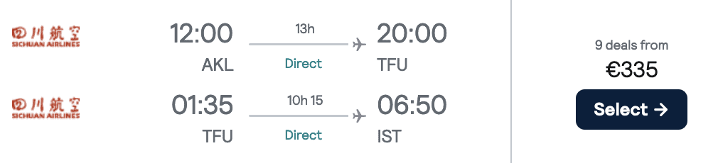 AKL IST stopover