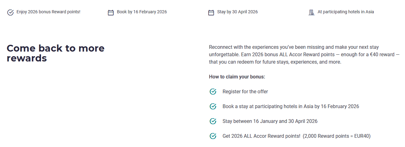 ALL 2026 Asia Bonus Points