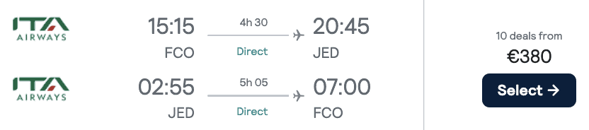 AZ W FCO JED 01 2025