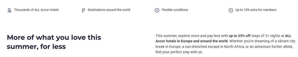 Accor Summer2026 Sale