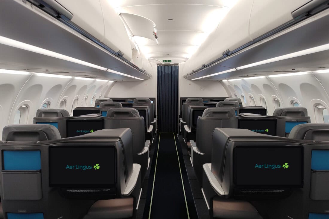 Aer LIngus a321xlr business cabin