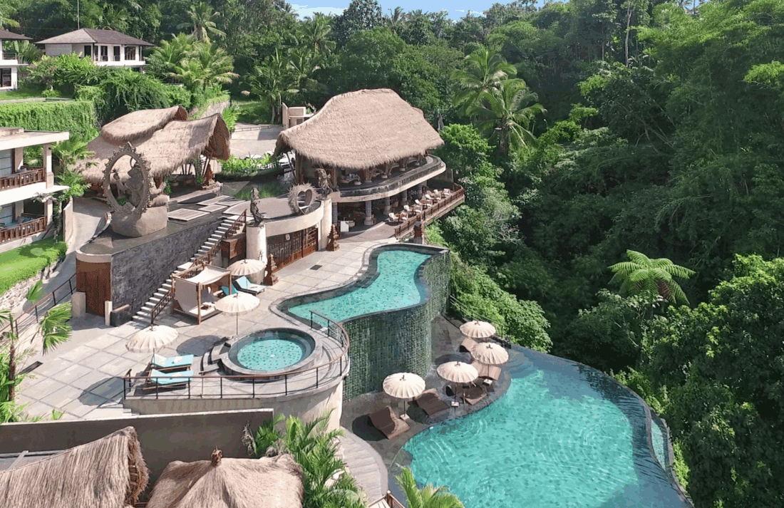 Aksari Ubud pools