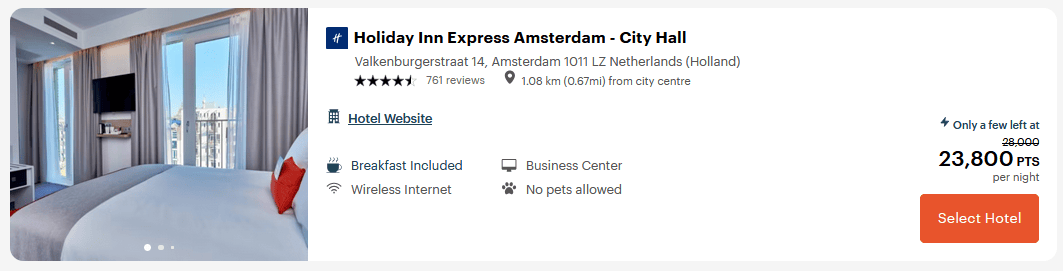 Amsterdam City Hall Point Booking