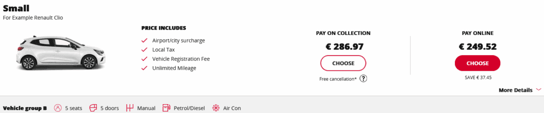 Avis Miles And More Rate