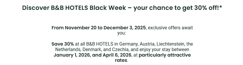 BB Hotels BW Promotion