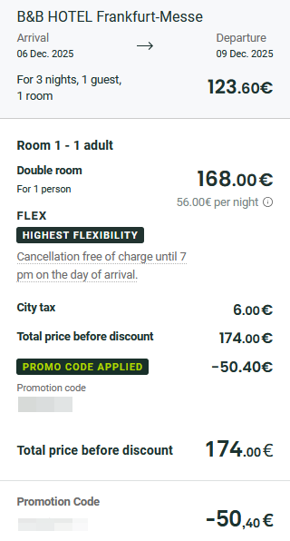 BB Hotels Promotion December 2025