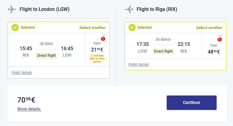 BT RIX LGW 70