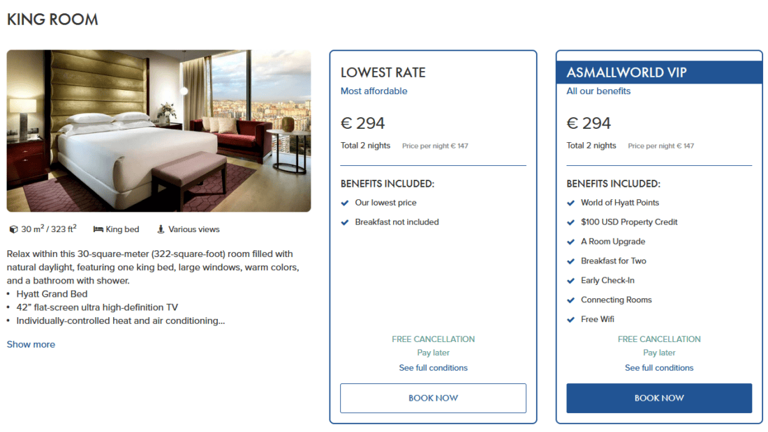 Book a Luxury Suite at Hyatt Regency Barcelona Tower 294