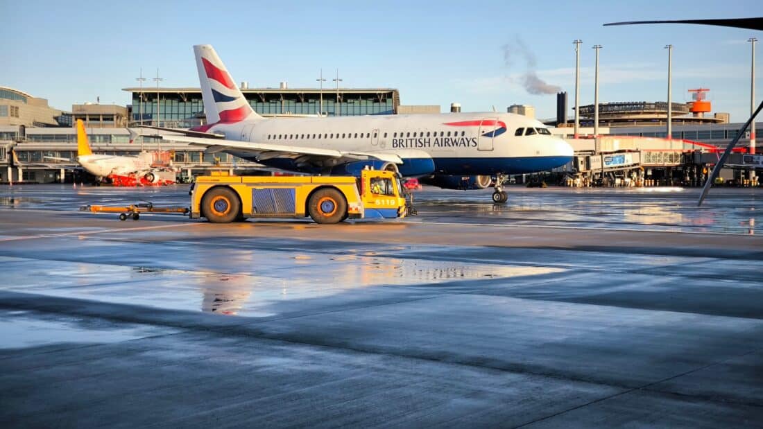 British Airways A319 in Hamburg