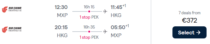 CA MXP HKG 371