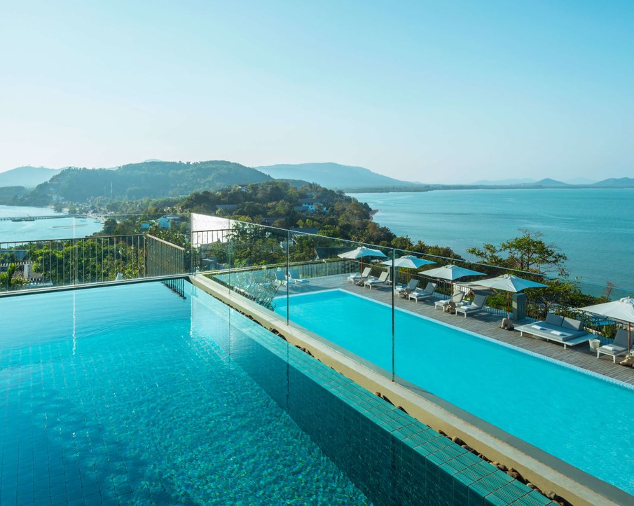 COMO Point Yamu Pool Ausblick