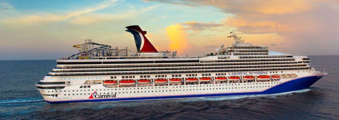 Carnival Sunshine: 13-Night Transatlantic Cruise from Barcelona to Miami at €494 pp (October 2027)