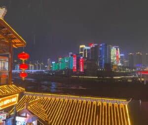 Chongqing China Skyline