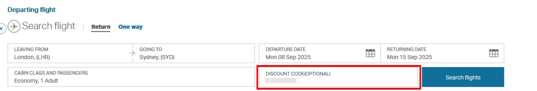 Choose flights Round trip Cathay Pacific online booking Coupon