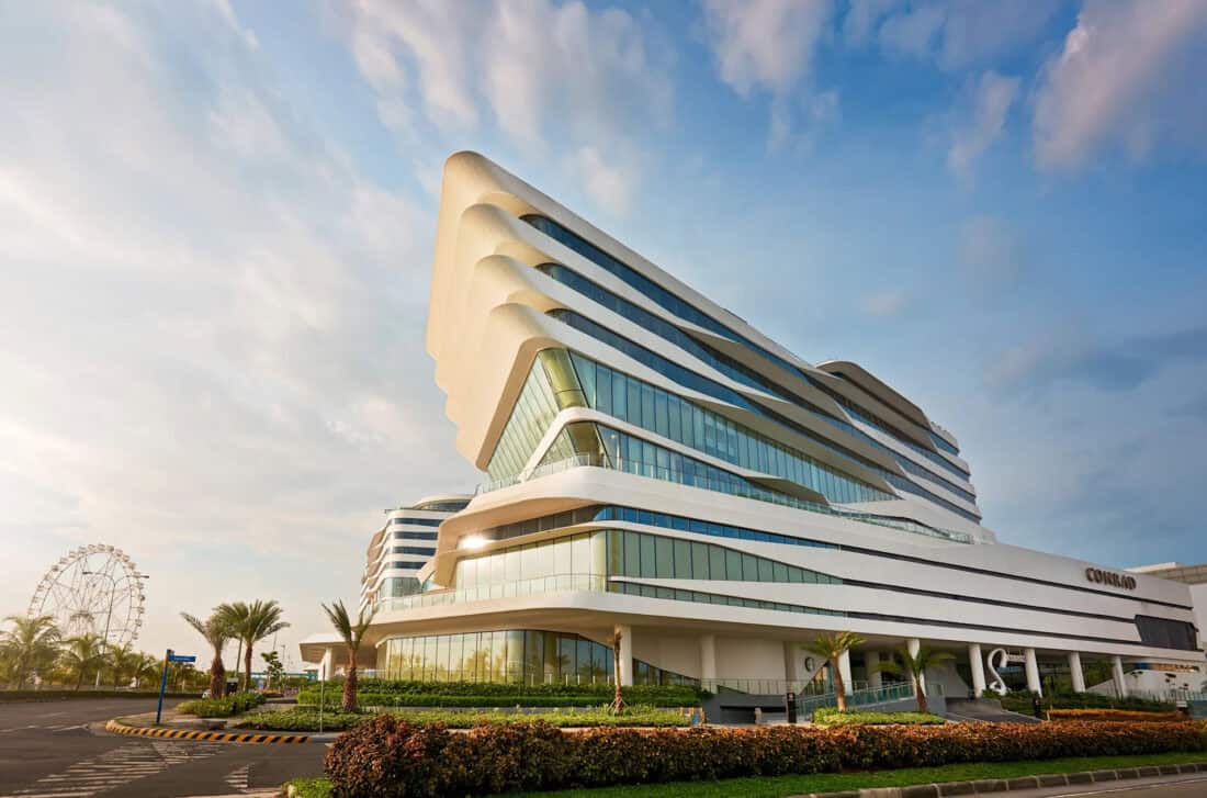Conrad Manila Facade