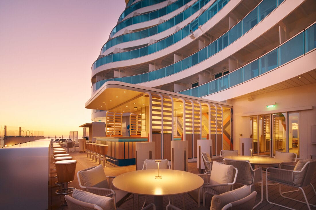 Costa toscana open deck