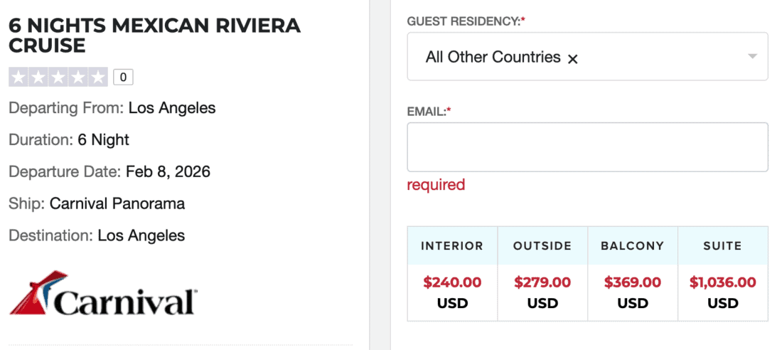 Cruise Direct Panorama Feb 2026