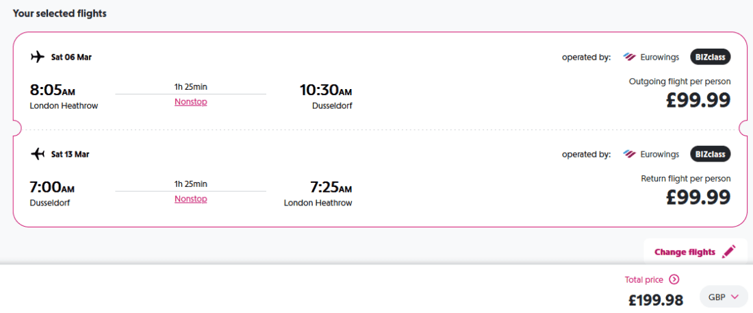 EW LHR DUS 199