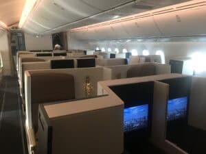 Etihad 787 Business Kabine 2