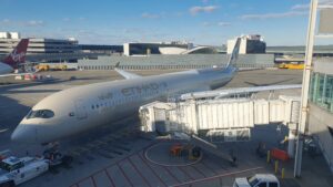 Etihad A350 1000 at JFK airport