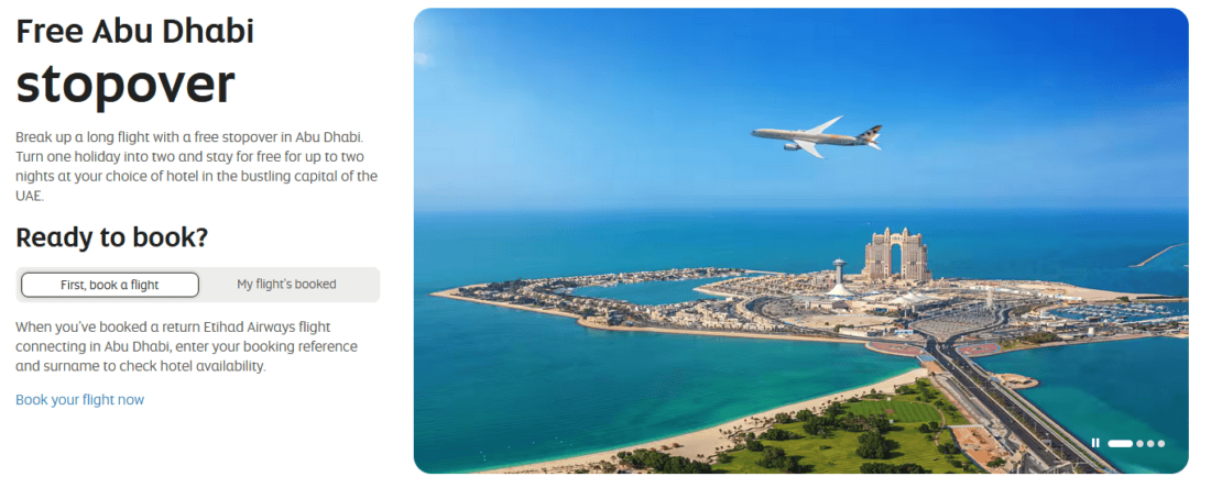 Etihad Stopover Program