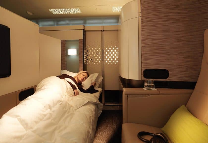 Etihad Apartment Bed A380