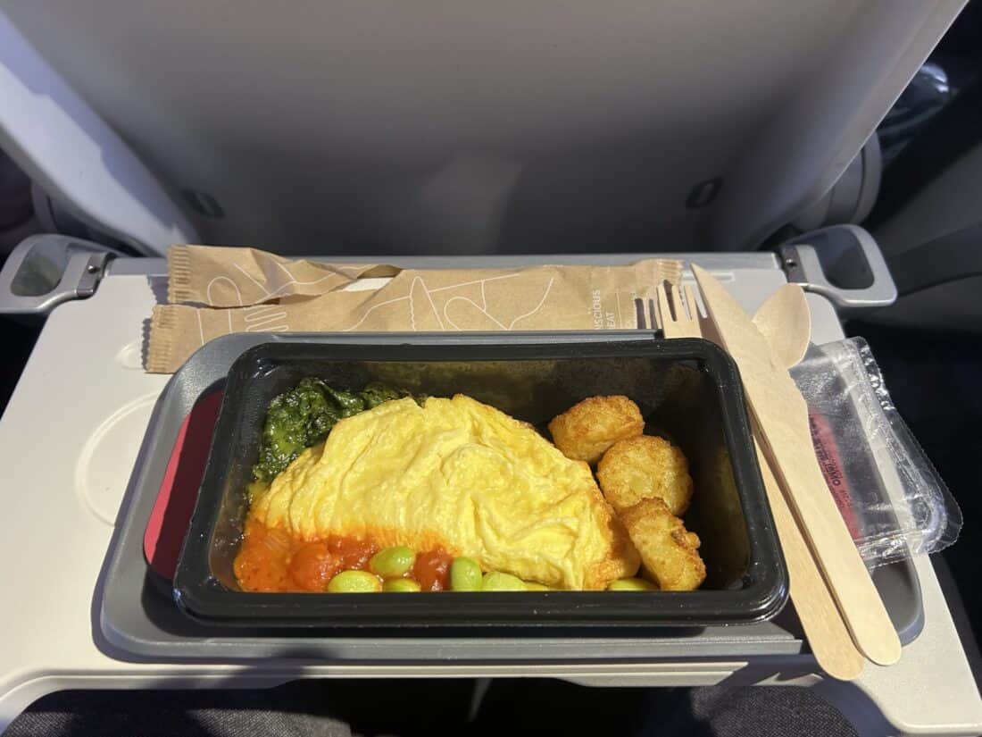 Eurowings Bizclass Omelette