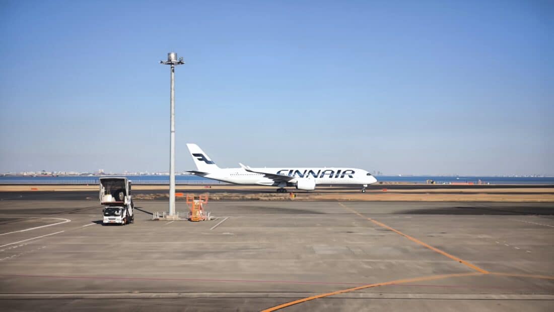 Finnair A350 in Haneda