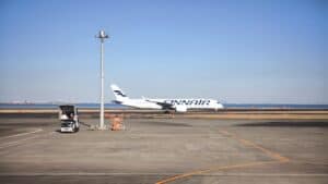 Finnair A350 in Haneda