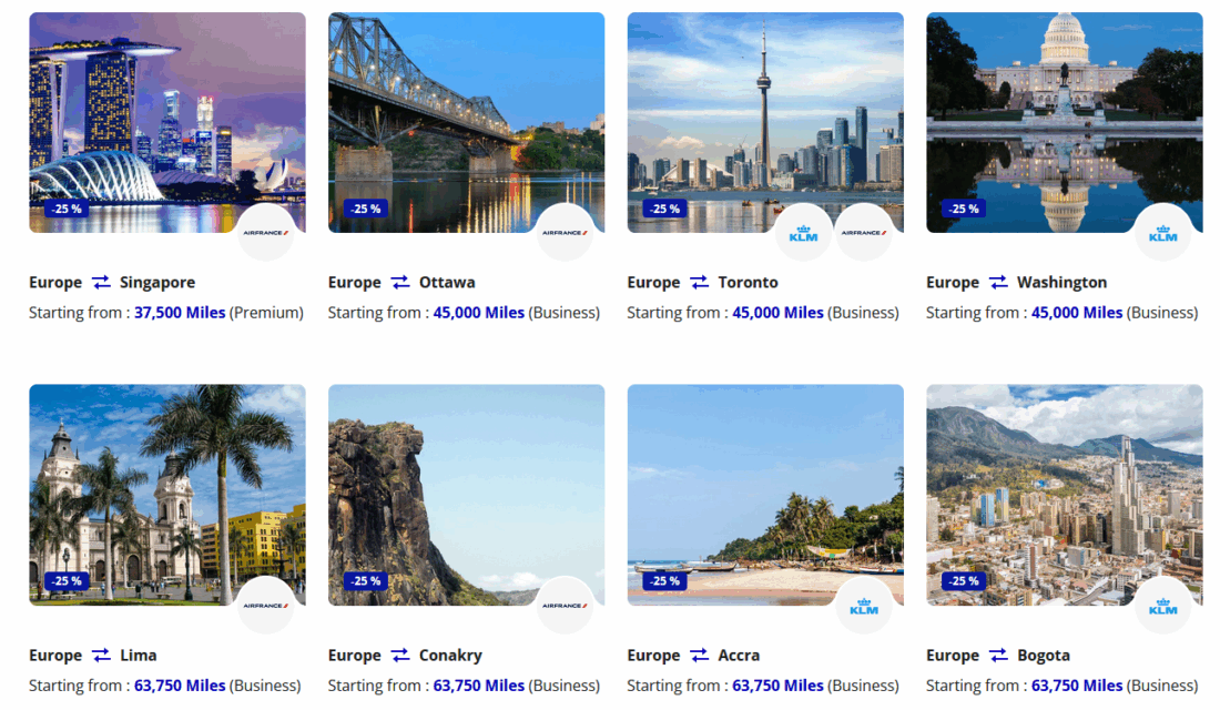 FlyingBlue Promo Rewards November 2025