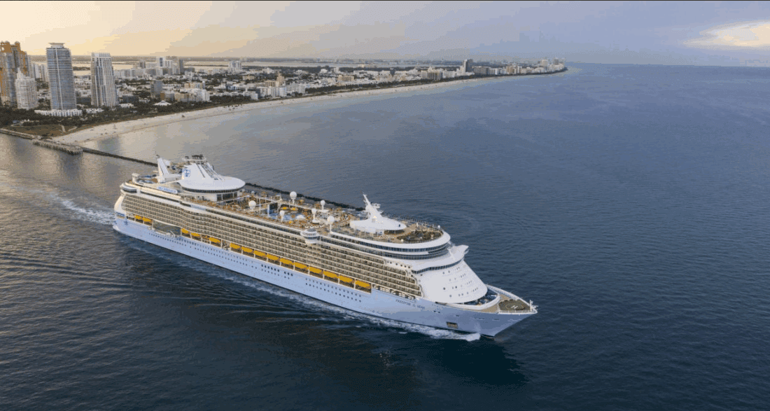 Freedom of the Seas Leaving Miami