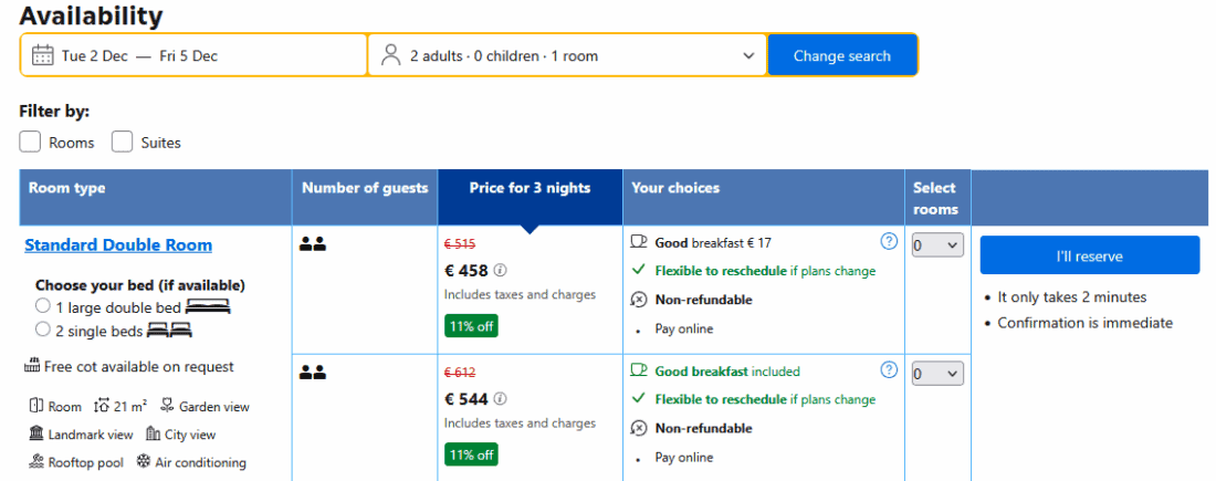 H10 Roma Città, Rome (updated prices 2025) — Mozilla Firefox 2025 05 10 19.56.12