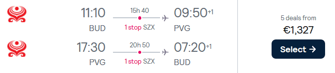 HU BUD PVG 1350