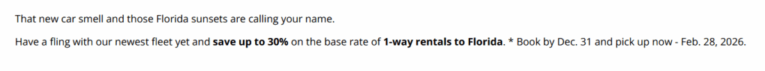 Hertz oneway discount