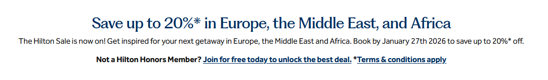 Hilton Cyber Sale 2025