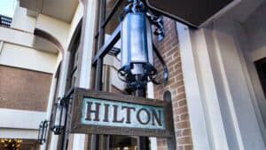 Hilton sign in San Antonio