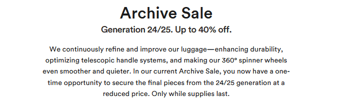 Horizn Archive Sale