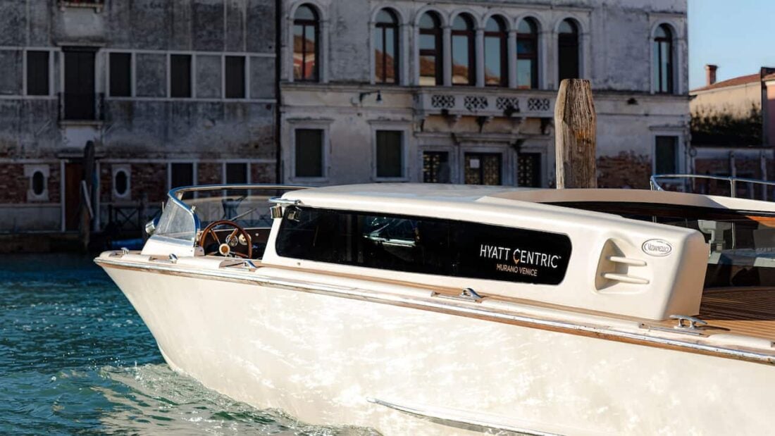 Hyatt Centric Murano Venice P136 Shuttle Boat.16x9