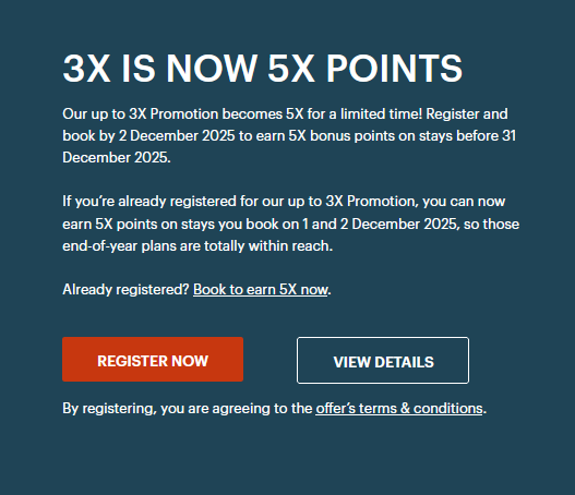 IHG 5x Cyber Promo