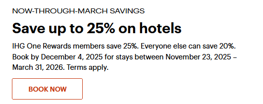 IHG Cyber Sale