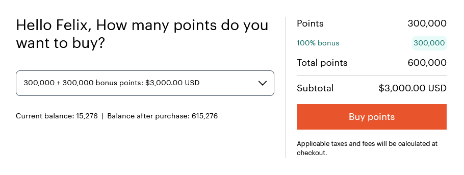 IHG Points Sale Oct2025