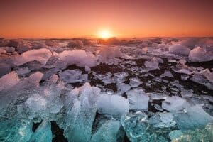 Iceland Shoreline Sunset