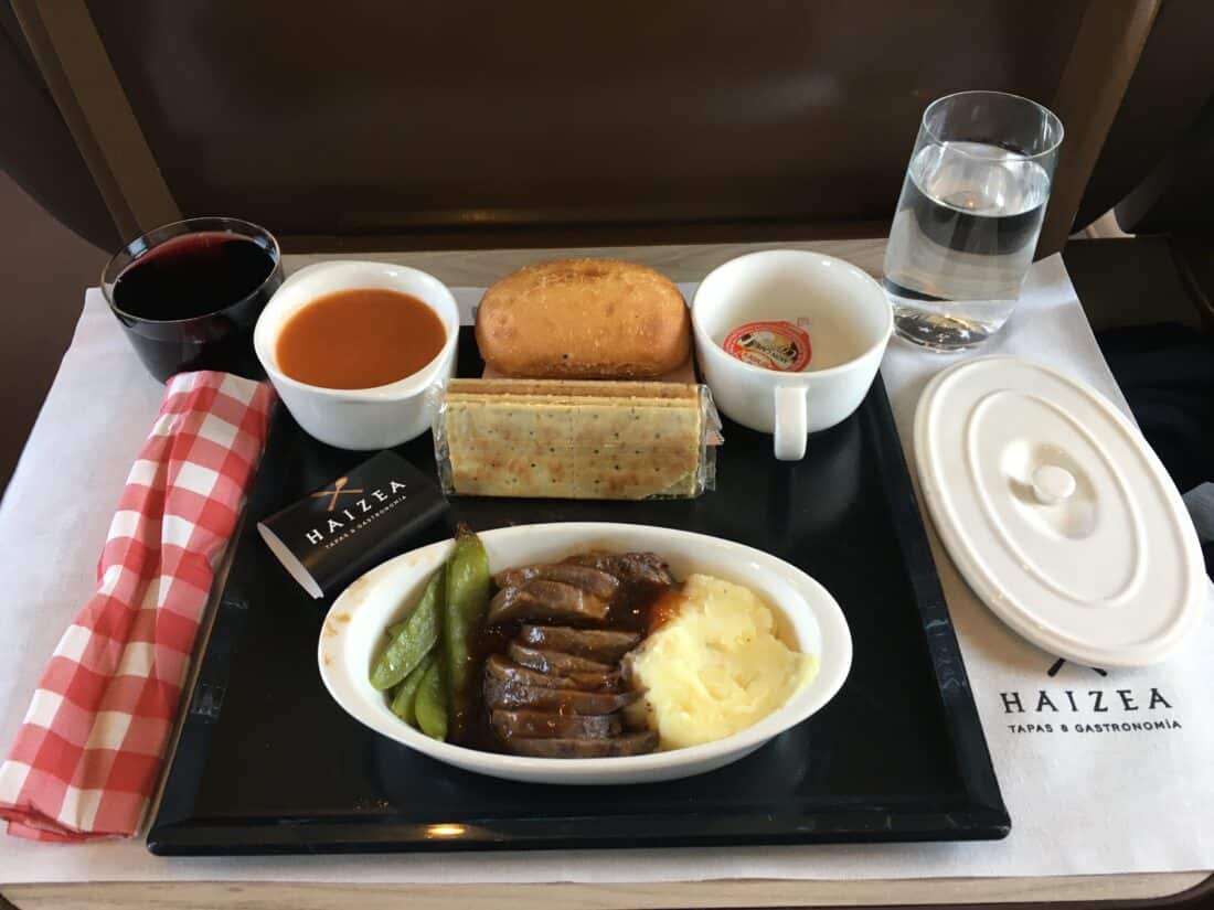 Iryo First Class Meal