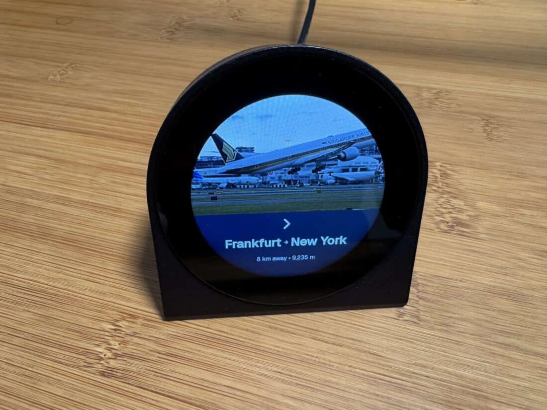 JetClock Singapore Airlines Frankfurt New York