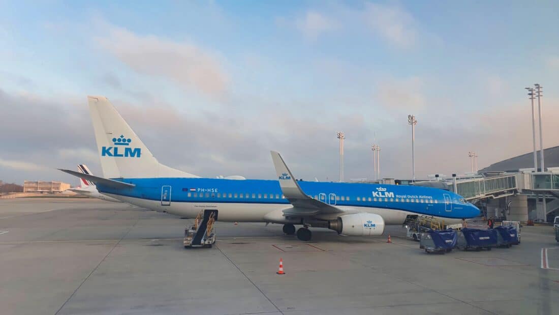 KLM 737 in Paris