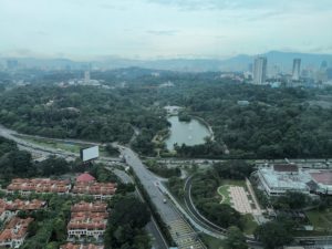 Kuala Lumpur Botanical Garden View from Hilton