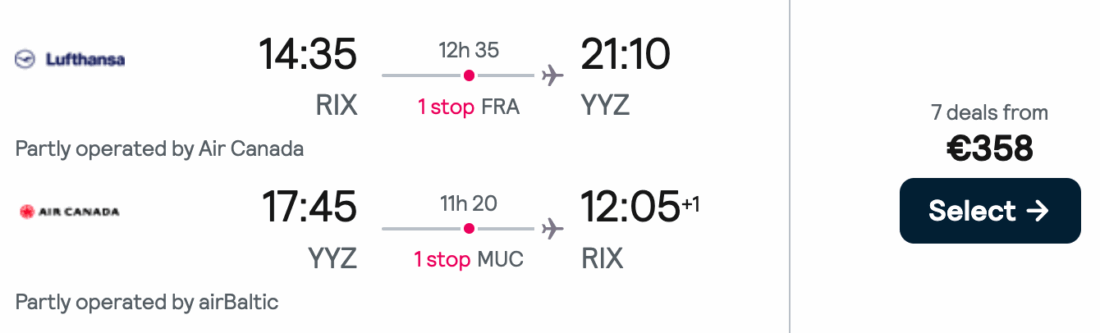 LH TLL YYZ 2026