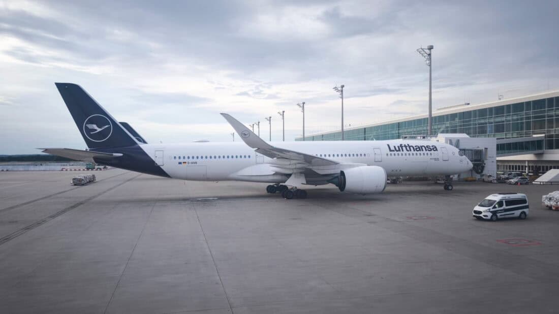Lufthansa A350 in Munich