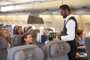Lufthansa Premium Economy with Crew