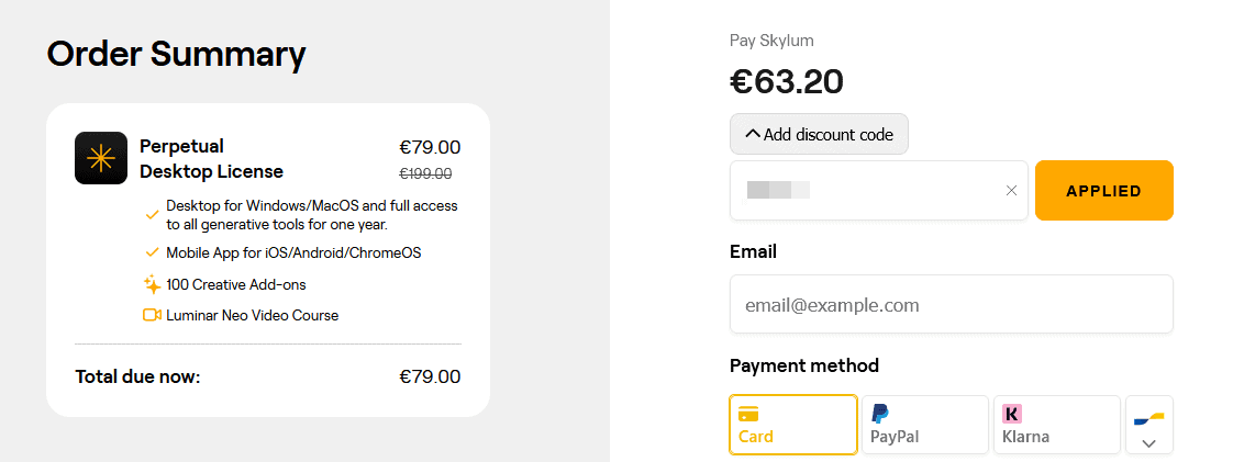 Luminar Neo Discount